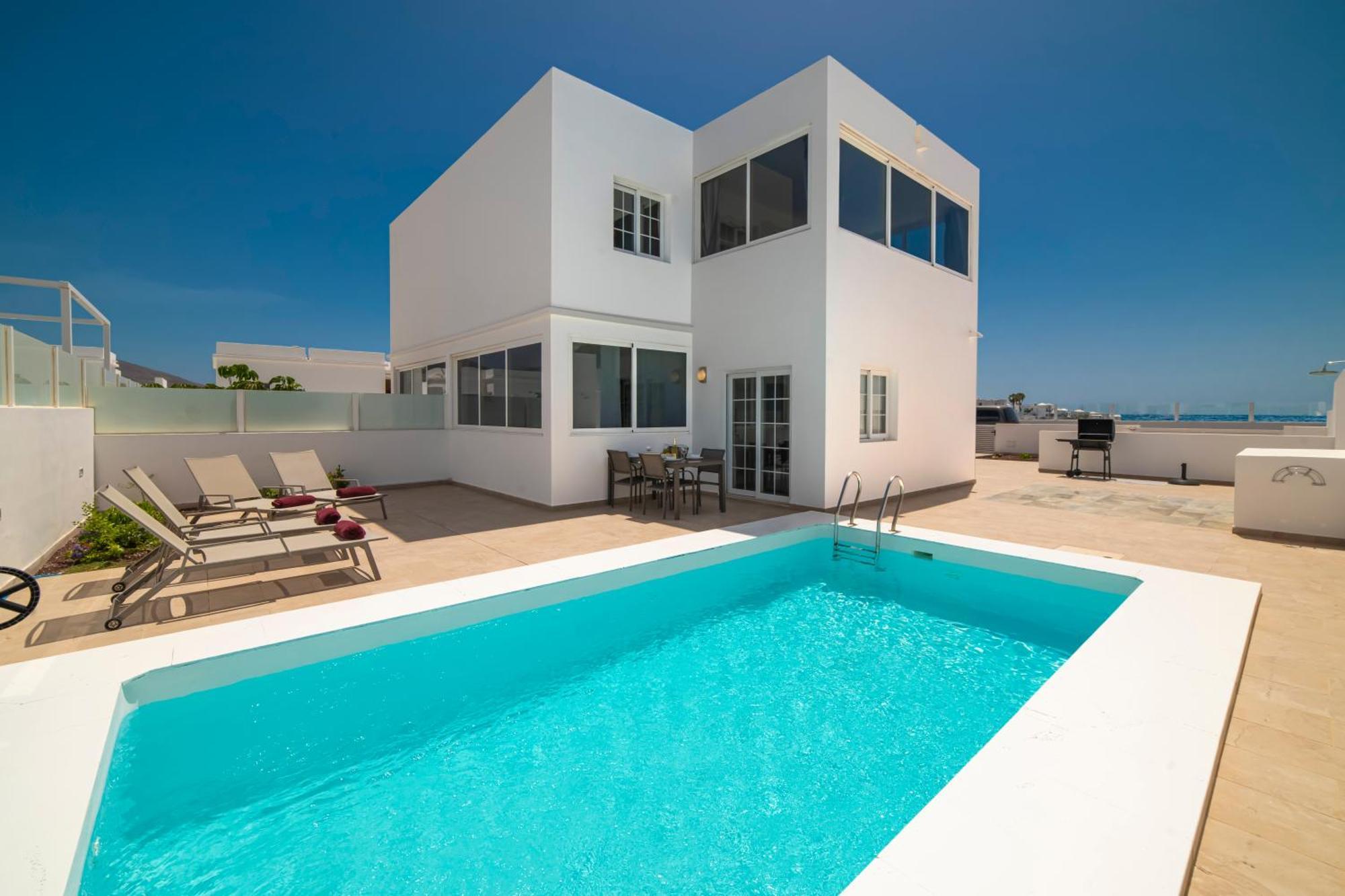 Villa Ocean Wave - Sea Views - Private Pool Playa Blanca Dış mekan fotoğraf